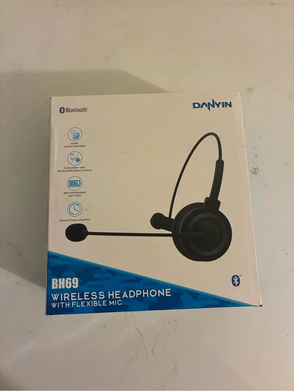 BH69 Bluetooth Wireless Headphone with Flexible Mic
